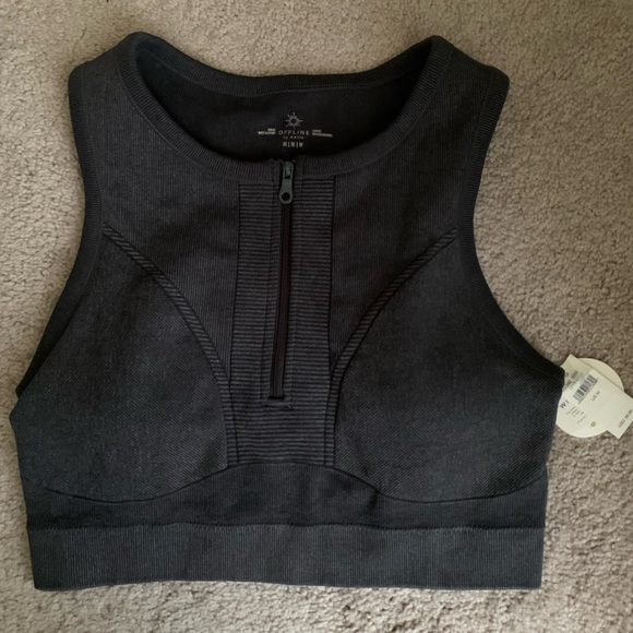 aerie Other - NEW Aerie Sports Bra with Zipper